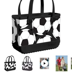 NWT Bogg Bitty Bag Soccer ⚽️ Lets Kick It Tote